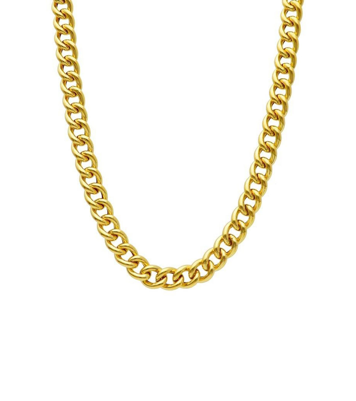 Yellow Gold Gourmette Chain by Mentis Collection